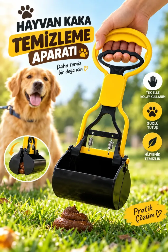 Kedi Köpek Dışkı Toplayıcı 28 Cm *50