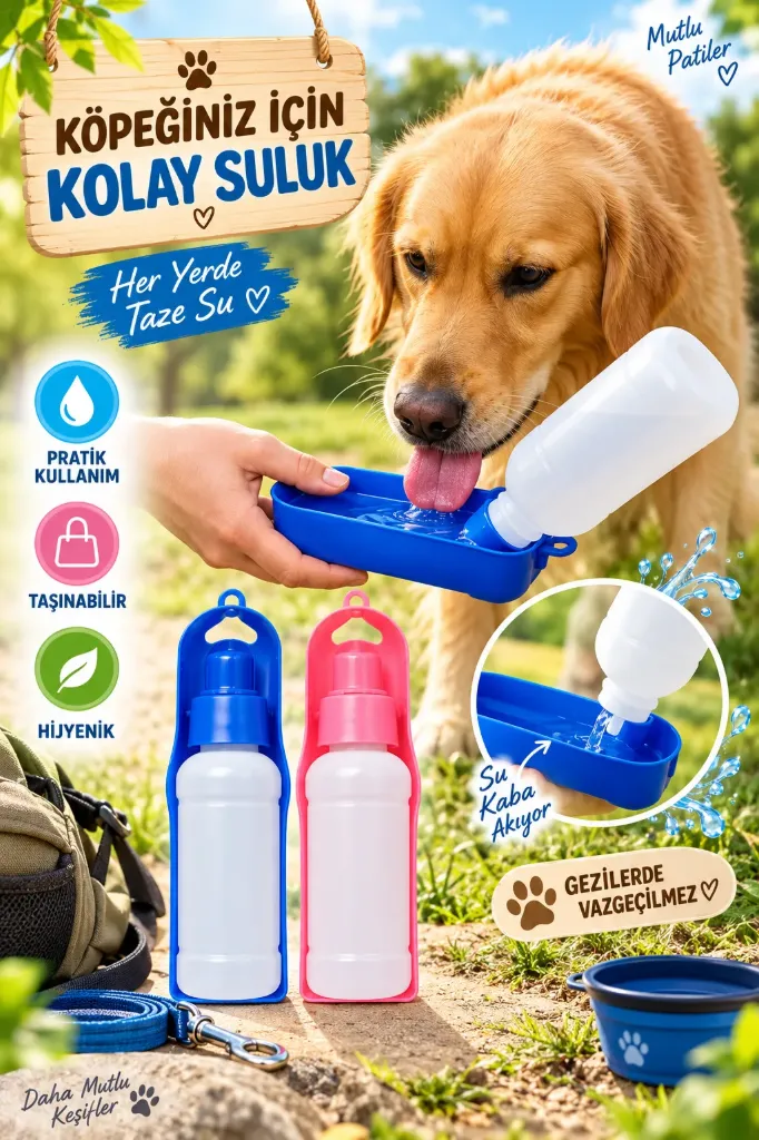 Cat Dog Portable Water Bottle *60