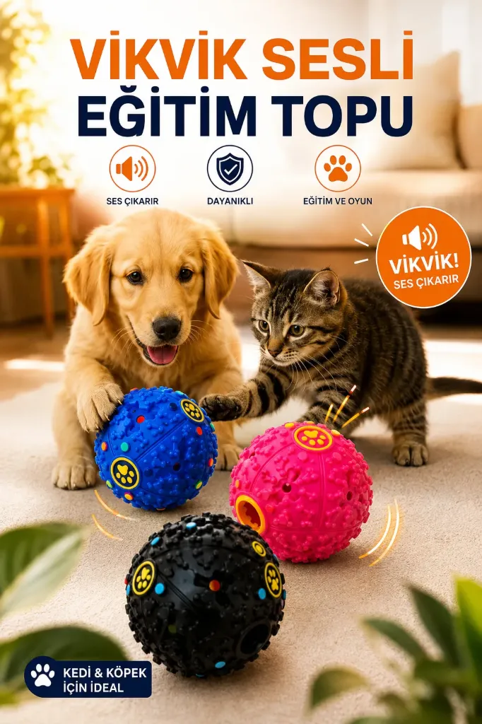 Cat Dog Sound Making Ball