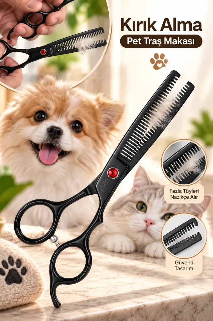 Kedi Köpek Traş Makası Kırık Alma