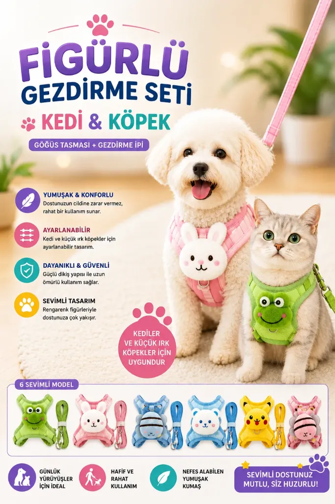 Cat Dog Walking Chest Harness *240