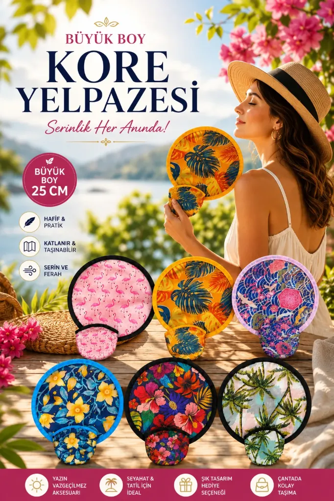 [FBS-1063] Katlanır Kore Yelpazesi