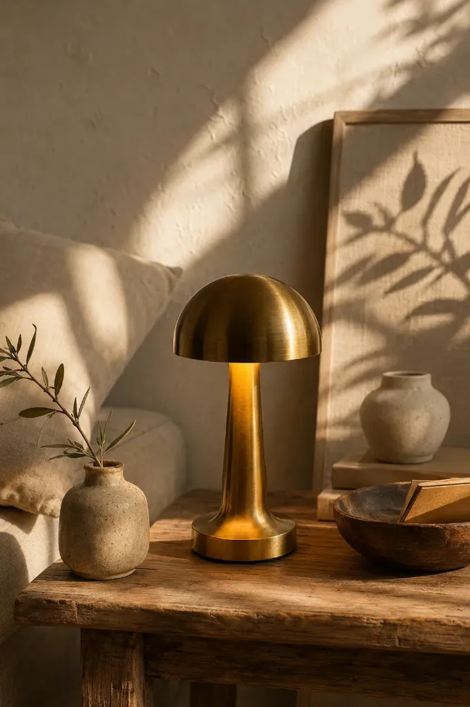 [FBS-1060] Touch Sensitive Mushroom Table Lamp *50