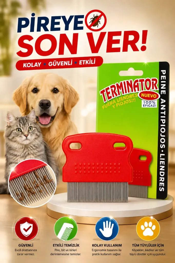 Cat&Dog Flea Comb Terminator