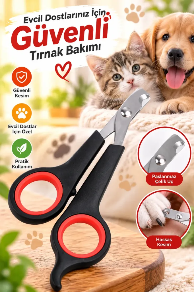 Kedi&Köpek Tırnak Makası Renkli