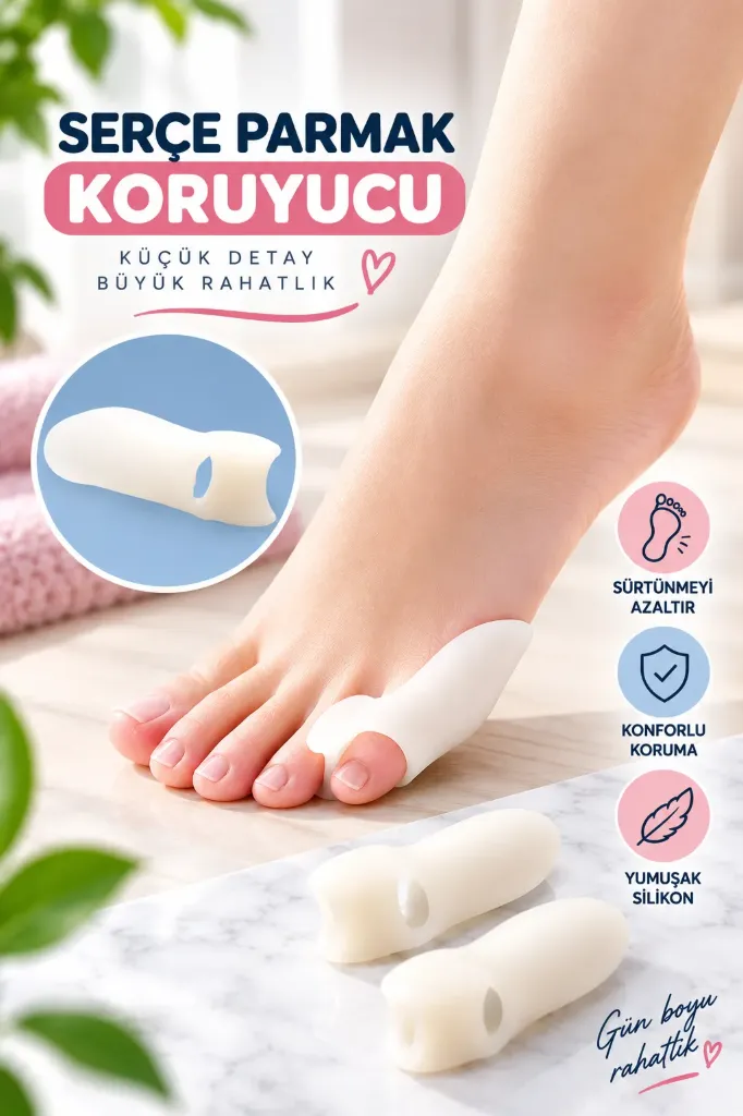 Silikon Serçe Parmak Koruyucu 2 Li Set  *500
