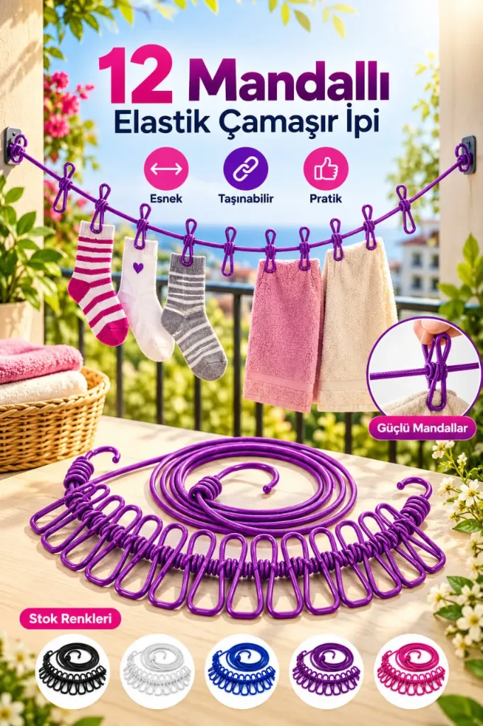 [FBS-1124] Askılı Çamaşır İpi  *100