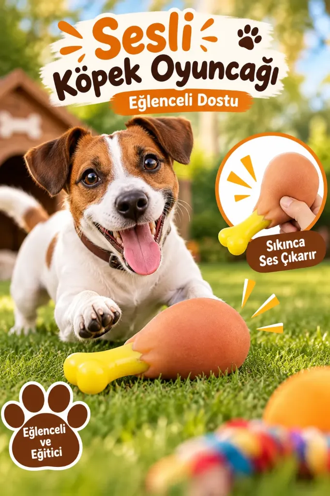 Kedi Köpek Isrıma Plastik Tavuk Parçası But