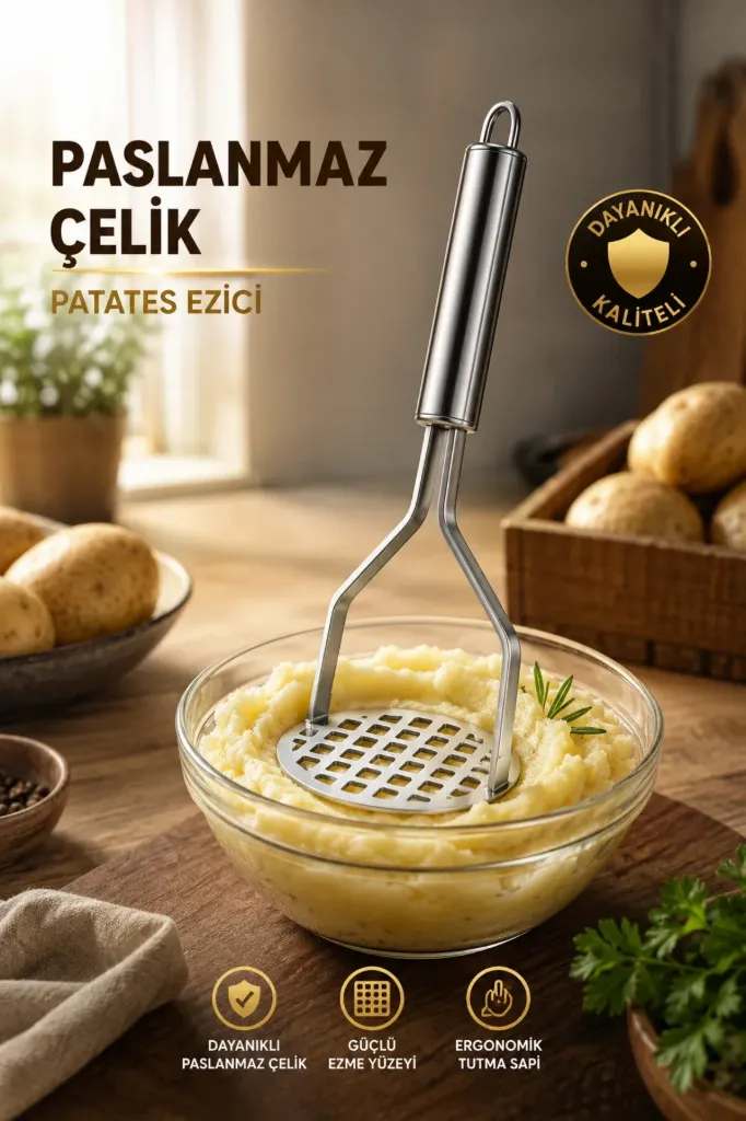 Metal Patates Ezici