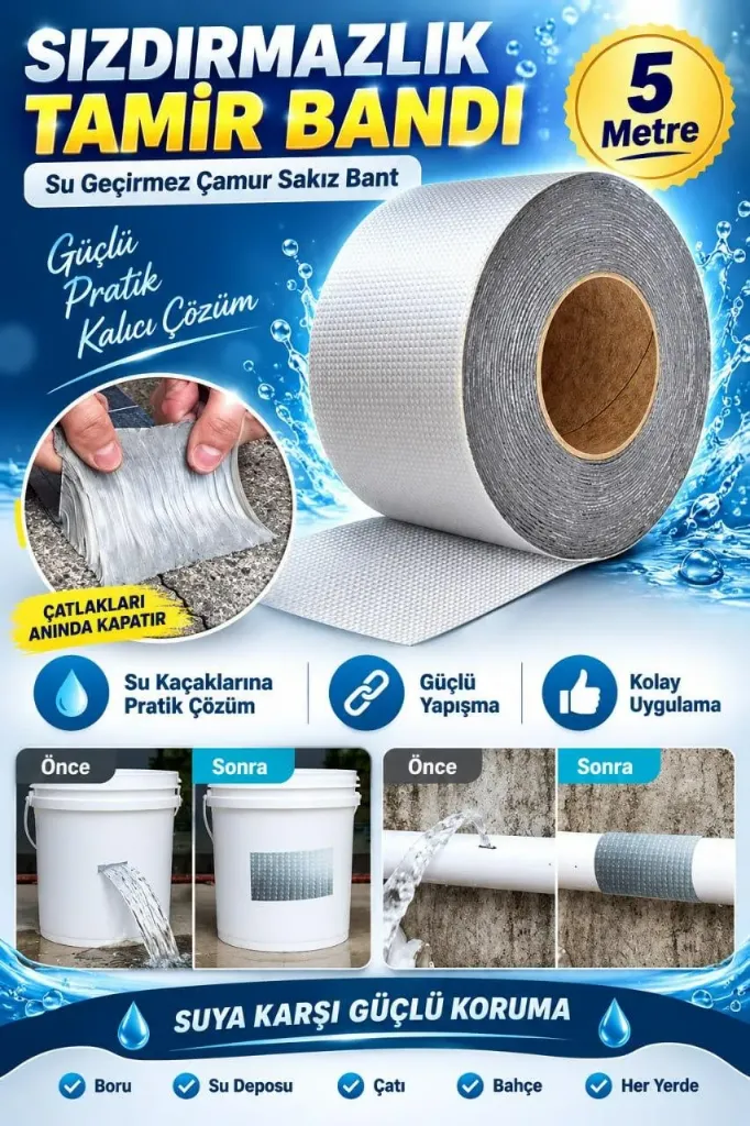 Su Geçirmez Çamur Bandı
