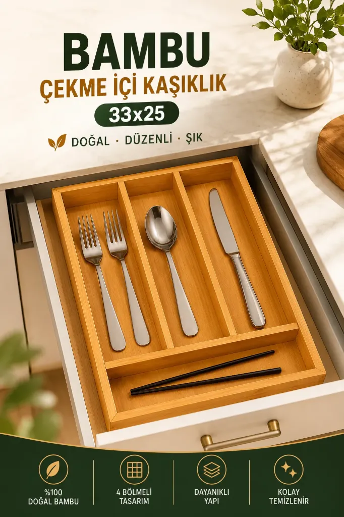 Bambu Kaşıklık 33x25