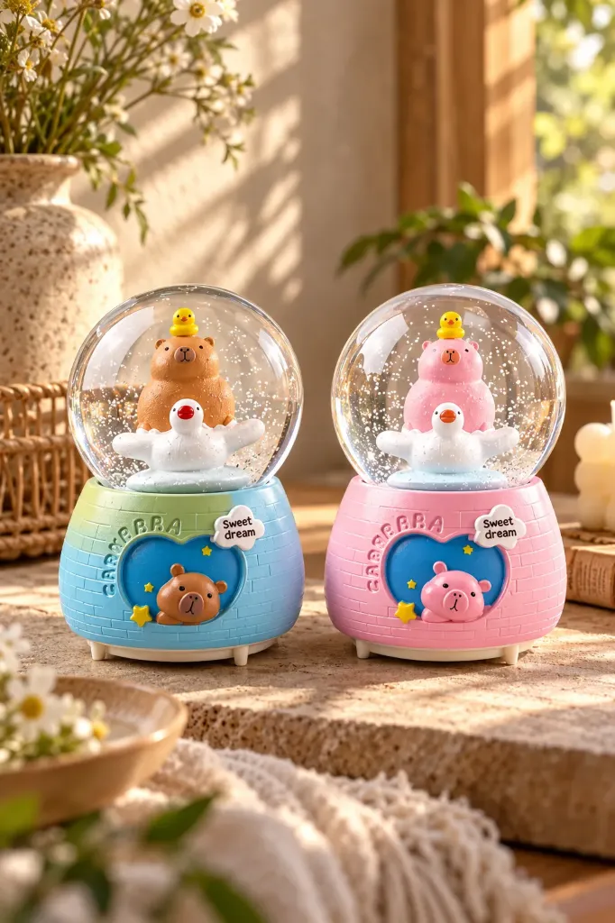 Kar Küresi Püskürtmeli CapyBara JH307
